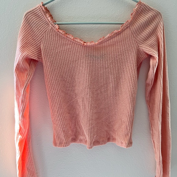 A&F Cropped long sleeve top - Picture 1 of 2